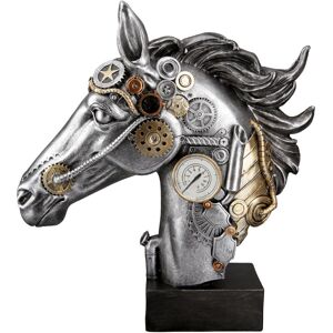 Casablanca by Gilde Tierfigur »Skulptur Steampunk Horse« silberfarben Größe