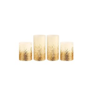 Pauleen LED-Kerze »Set Goldfarbenen Glitt« transparent Größe