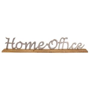 my home Deko-Schriftzug »Home Office« silberfarben Größe