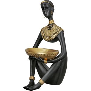 GILDE Afrikafigur »Figur Amari« goldfarben, schwarz Größe