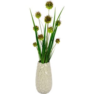 I.GE.A. Kunstgras »Alliumgrasbusch«, in Vase grün Größe
