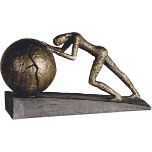 Casablanca by Gilde Dekofigur »Skulptur Heavy Ball« bronzefarben Größe