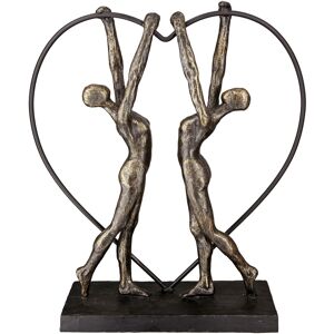 Casablanca by Gilde Dekofigur »Skulptur two women« bronzefarben Größe