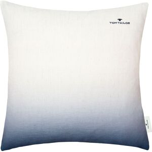 TOM TAILOR HOME Dekokissen »Gradient Signature« marine/dunkelblau/blau + bedruckt-bestickt Größe B/L: 45 cm x 45 cm