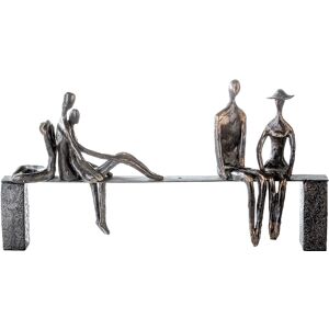 Casablanca by Gilde Dekofigur »Skulptur Leisure« bronzefarben Größe