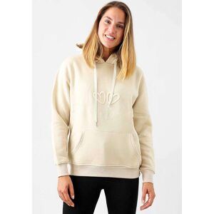 Zwillingsherz Kapuzensweatshirt, Kordel mit Schriftzug beige Größe SM