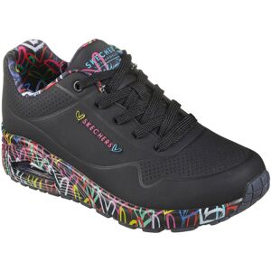 Skechers Wedgesneaker »UNO-LOVING LOVE«, mit coolem Graffiti-Print,... schwarz-bunt Größe 36