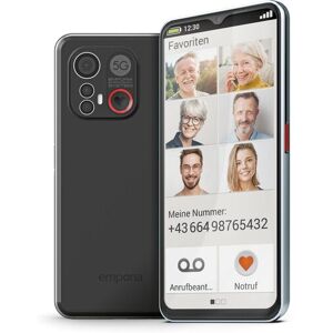 Emporia Smartphone »Smart 6 schwarz«, Schwarz, silberfarben, 16,64 cm/6,58... Schwarz, silberfarben Größe