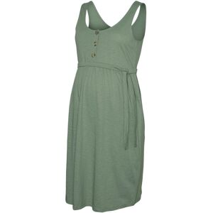 Mamalicious Umstandskleid »MLEVI LIA S/L JRS ABK DRESS 2F A.NOOS« Hedge Green Größe S (36)