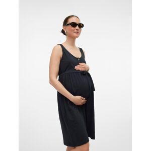 Mamalicious Umstandskleid »MLEVI LIA S/L JRS ABK DRESS 2F A.NOOS« Black Größe L (40)