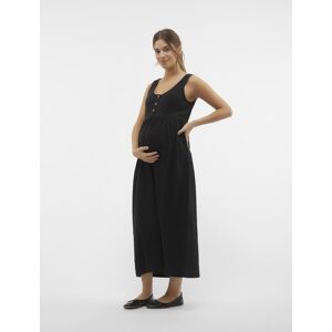 Mamalicious Trägerkleid »MLEVI LIA SL JRS ANKLE DRESS 2F NOOS« Black Größe S (36)