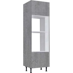 OPTIFIT Backofenumbauschrank »Tara« betonfarben Größe