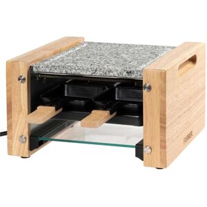 FURBER Raclette »Raclette-Grill 4P Holz/Stein«, 650 W schwarz Größe