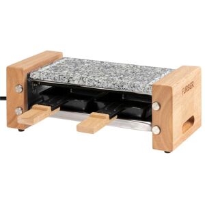 FURBER Raclette »Raclette-Grill 2P Holz/Stein«, 350 W grau Größe