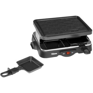 Tristar Raclette »Raclette-Grill«, 4 St. Raclettepfännchen, 500 W schwarz Größe