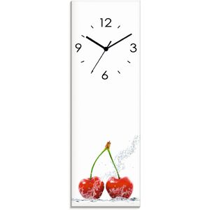 Artland Wanduhr »Kirschen mit Spritzwasser« rot Größe