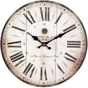 Ambiente Haus Wanduhr »Antik Wanduhr 28cm« braun Größe