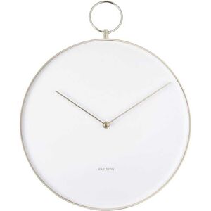 Karlsson Wanduhr »Hook 43 x 34 cm« Weiss Größe