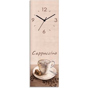 Artland Wanduhr »Cappuccino - Kaffee« natur Größe