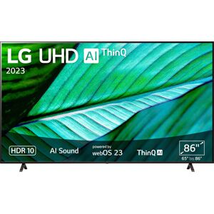 LG LED-Fernseher »86UR76006LC«, 217 cm/86 Zoll, 4K Ultra HD, Smart-TV, UHD,α5... schwarz Größe