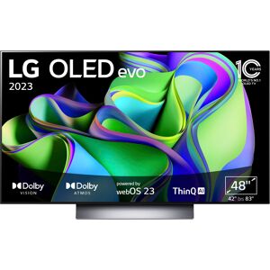 LG OLED-Fernseher »OLED48C37LA«, 121 cm/48 Zoll, 4K Ultra HD, Smart-TV schwarz Größe