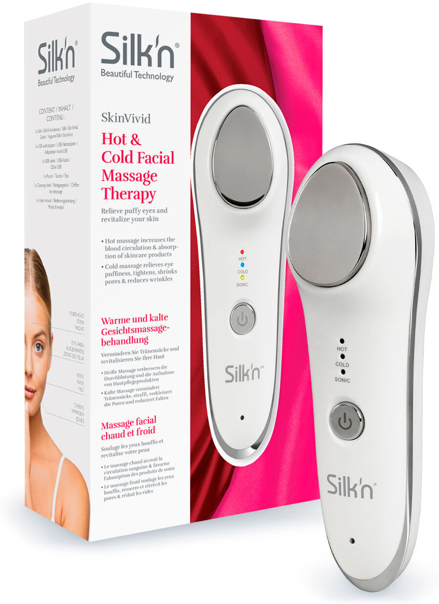 Silk'n Anti-Aging-Gerät »SkinVivid«, Kälte + Wärme Massagetherapie weiss Größe