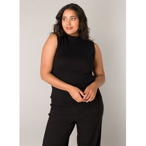 Base Level Curvy Ripptanktop black Größe 48