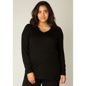 Base Level Curvy Langarmshirt »Alize« black Größe 52