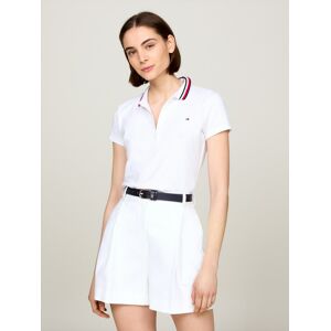 Tommy Hilfiger Poloshirt »SLIM GLOBAL STRIPE POLO SS«, Polokragen mit... Th Optic White Größe S (36)