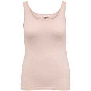 ONLY CARMAKOMA Tanktop »CARTIME TANK TOP JRS NOOS« Rose Smoke Größe M (46/48)