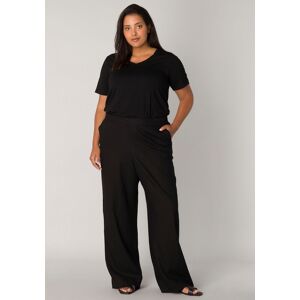 Base Level Curvy Leinenhose »Yula« black Größe 52