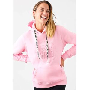 Zwillingsherz Kapuzensweatshirt, Kordel im Animal-Design pink Größe SM