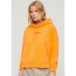 Superdry Kapuzensweatshirt »SPORTSWEAR LOGO BOXY HOOD« Pop Orange Größe S