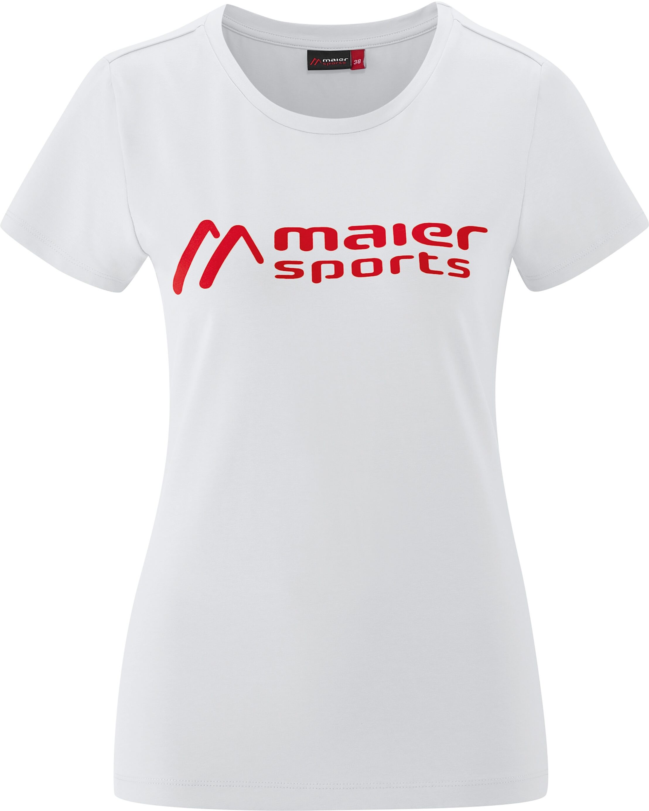 Maier Sports Funktionsshirt »MS Tee W«, Vielseitiges Rundhalsshirt aus... weiss Größe 36 38 40 42 44 46 48 50 52