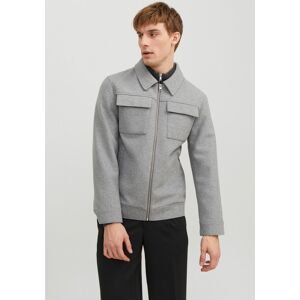 Jack & Jones Kurzjacke »JJEMORRISON WOOL JACKET SN« Light Grey Melange Größe XXL