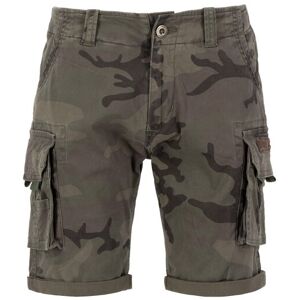 Industries Shorts »ALPHA INDUSTRIES Men - Shorts Crew Short Camo« dark olive camo Größe 34