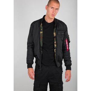 Industries Bomberjacke »ALPHA INDUSTRIES Men - Bomber Jackets MA-1 FLC... black Größe L