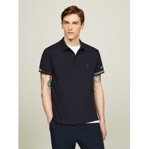 Tommy Hilfiger Poloshirt »FLAG CUFF SLIM POLO« Desert Sky Größe XXL