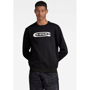 G-Star RAW Sweatshirt »Old school logo r sw« dk black Größe XXL