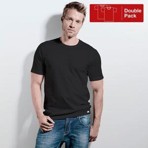 ISA Bodywear Rundhalsshirt »315133 Shirt kurzarm«, (2 tlg., 2er-Pack) 0013 schwarz Größe XL