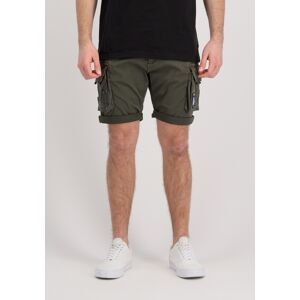 Industries Shorts »ALPHA INDUSTRIES Men - Shorts Crew Short Patch« greyblack Größe 38