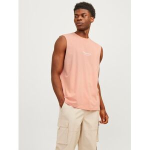 Jack & Jones Kurzarmshirt »JORVESTERBRO SLEEVELESS TEE SN« canyon sunset Größe XXL