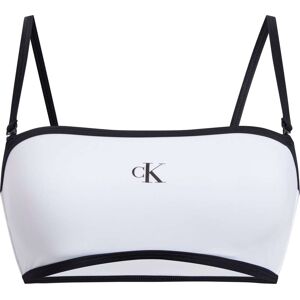 Calvin Klein Swimwear Bandeau-Bikini-Top »BANDEAU-RP«, mit abnehmbaren Trägern Classic White Größe XXXL (48)