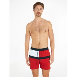 Tommy Hilfiger Swimwear Badeshorts »MEDIUM DRAWSTRING«, in mehrfarbiger Optik primary red Größe S (48)