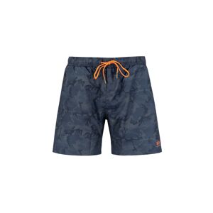 Industries Shorts »ALPHA INDUSTRIES Men - Shorts Basic Swim Short« navy camo Größe 2 XL