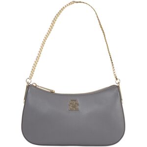 Tommy Hilfiger Schultertasche »TH TIMELESS SHOULDER BAG CHAIN« grau Größe B/H/T: 24 cm x 14 cm x 7 cm