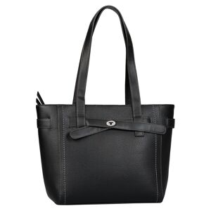 TOM TAILOR Henkeltasche »LILLY Zip shopper M« schwarz Größe B/H/T: 38 cm x 28 cm x 12 cm