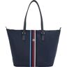 Tommy Hilfiger Shopper »POPPY TOTE CORP« Space Blue Größe B/H/T: 48 cm x 32 cm x 14 cm