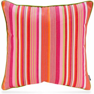 H.O.C.K. Dekokissen »Yucatan Stripes« alt pink/pastellpink/pink + bedruckt-gestreift Größe B/L: 50 cm x 50 cm