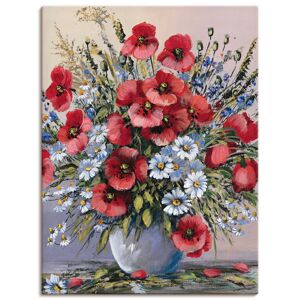 Artland Wandbild »Rote Mohnblumen«, Blumen, (1 St.) rot Größe